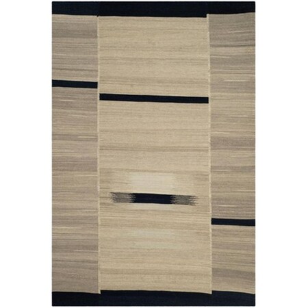 Safavieh Kilim Hand Woven Flat Weave Rectangle Rug- Grey- 5 x 8 ft. KLM811A-5